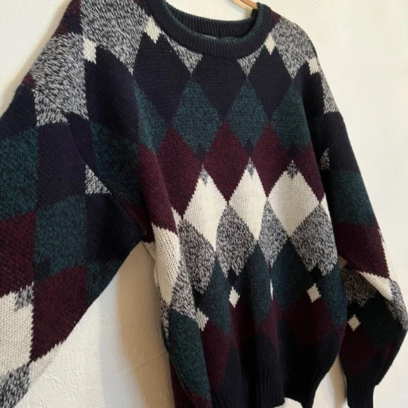 SOLD Vintage Stefano Man 100% acrylic sweater men’s medium EUC - Picture 5 of 9